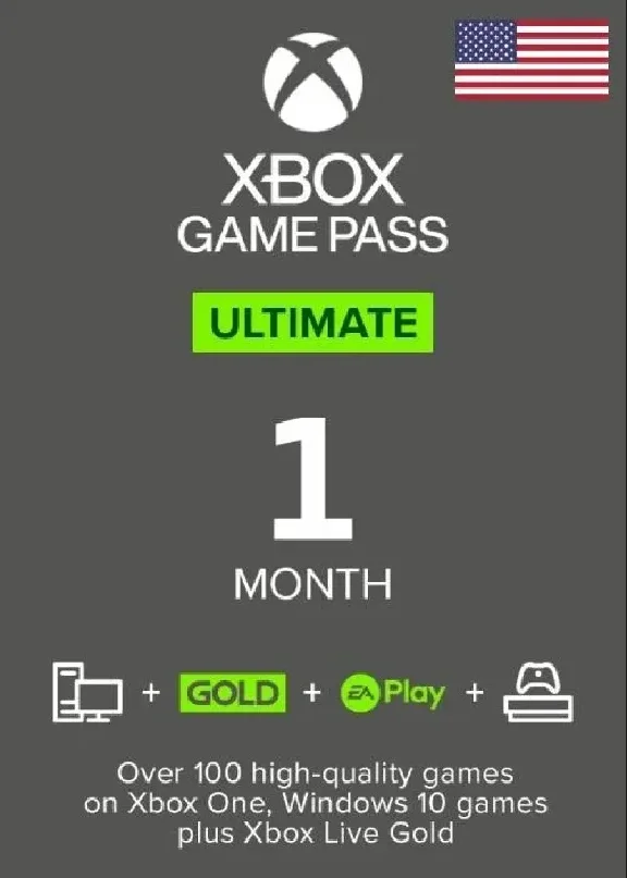 🟩🔥✅Xbox Game Pass Ultimate 1Month USA Key TRIAL ✅🔥🟩
