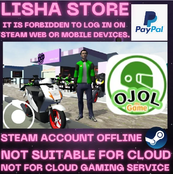 Ojol The Game Стим Оффлайн Paypal