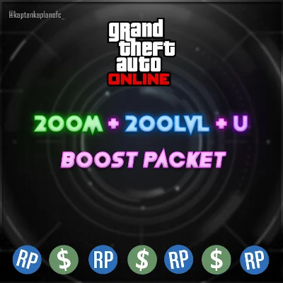 Gta 5 Online 200M + 200 Level + Unlock 💸🌀 (PC)