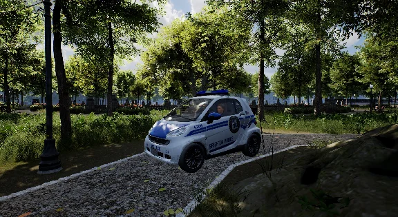 POLICE SIMULATOR: PATROL OFFICERS: COMPACT POLICE VEHIC
