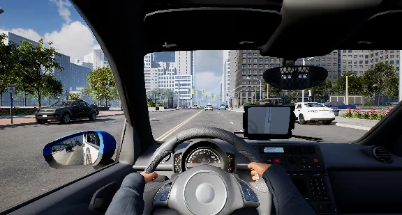 POLICE SIMULATOR: PATROL OFFICERS: COMPACT POLICE VEHIC