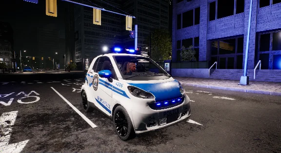 POLICE SIMULATOR: PATROL OFFICERS: COMPACT POLICE VEHIC