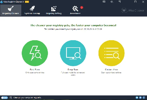 Wise Registry Cleaner PRO – 1 Year / 3 Devices Key
