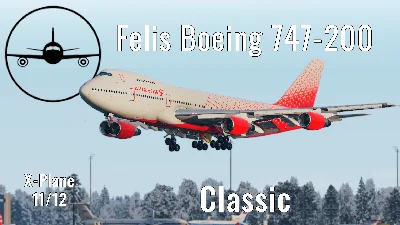 FELIS Boeing 747-200 classic для X-Plane 11/12