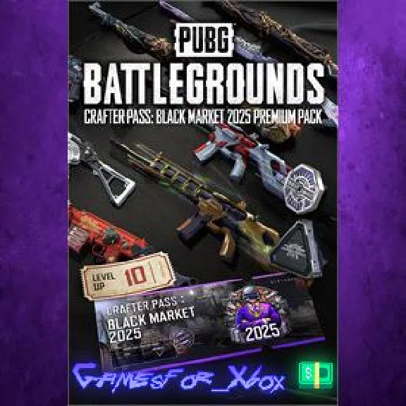 PUBG - Crafter Pass Black Market 2025 Advanced Pack XBO