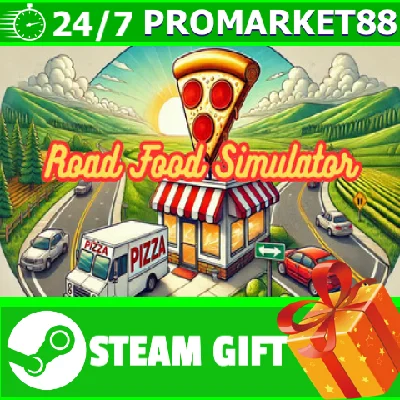 ⭐️ВСЕ СТРАНЫ+РОССИЯ⭐️ Road Food Simulator STEAM GIFT