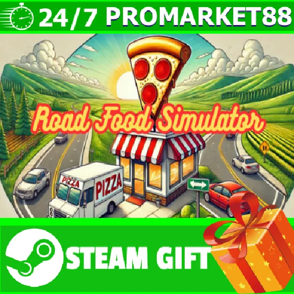 ⭐️ВСЕ СТРАНЫ+РОССИЯ⭐️ Road Food Simulator STEAM GIFT