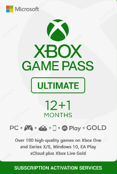 XBOX GAME PASS ULTIMATE 1-2-3-4-5-6-7-8-12 MONTHS