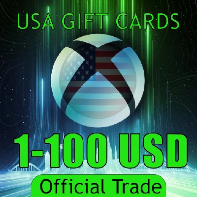 🔰 Xbox Gift Card ✅ 1-100$ USD (USA) [Instantly]