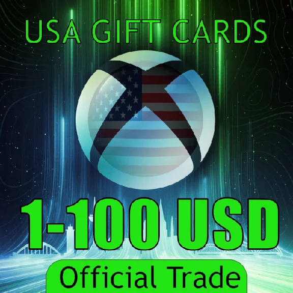 🔰 Xbox Gift Card ✅ 1-100$ USD (USA) [Instantly]