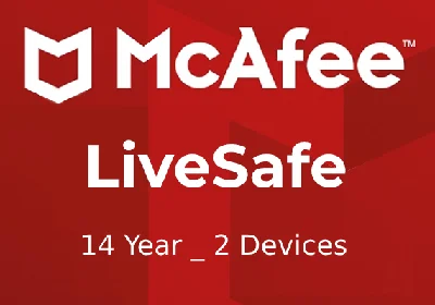 McAfee LiveSafe – 14 Years – 1 Device – GLOBAL