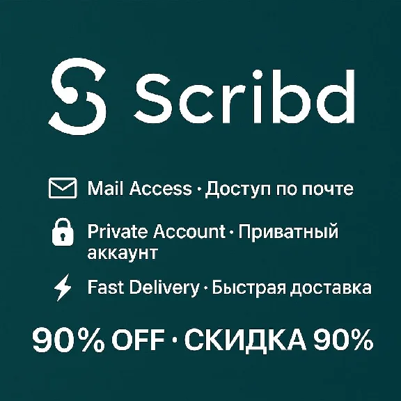 📚 Scribd Premium 1-12 Months | Mail Access 🔐 -90% OFF