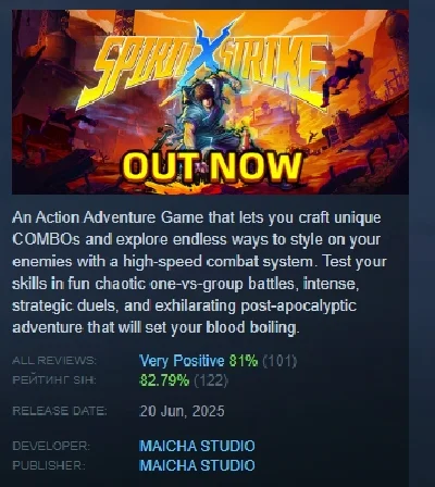 Spirit X Strike АВТОДОСТАВКА STEAM РОССИЯ