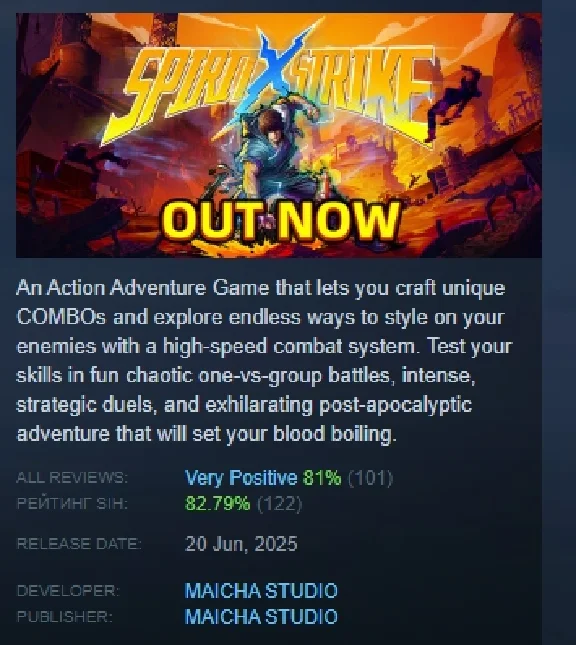 Spirit X Strike АВТОДОСТАВКА STEAM РОССИЯ