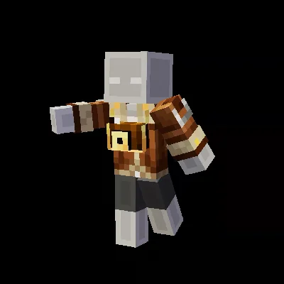 Minecraft Happy Ghast Pilot Coat Charac✨ Bedrock