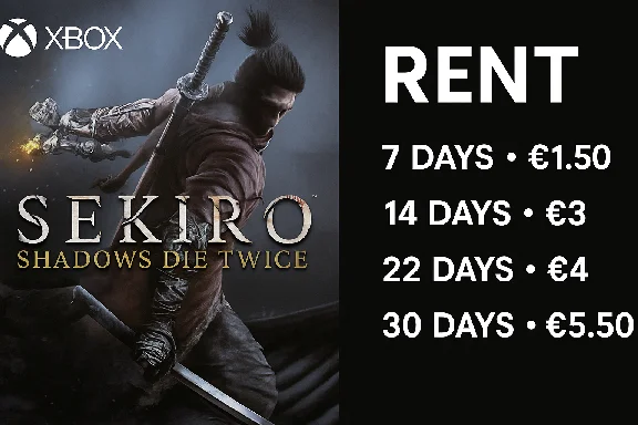 Sekiro: Shadows Die Twice | Xbox 7-30  Day Rent