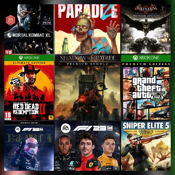 XBOX ИГРОВЫЕ АККАУНТЫ - СБОРНИКИ ИГР