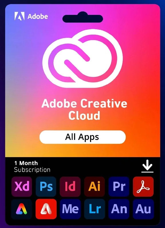 ADOBE CREATIVE CLOUD - КЛЮЧ НА 1 МЕСЯЦ