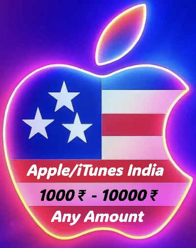 🍎 Apple/iTunes Gift card 1000-10000 INR (INDIA 🇮🇳)