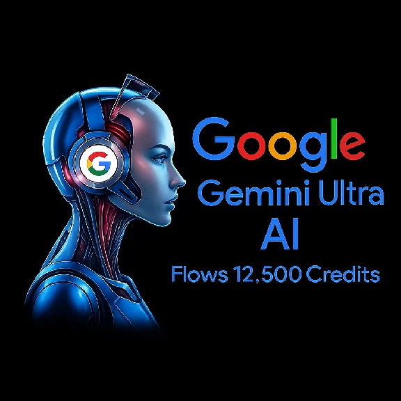 Gemini AI Ultra/Pro | Veo 3 Flow 12,500 credits 1 Month