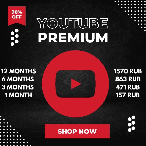 YouTube Premium (1-12 Months) | Global | 🎥