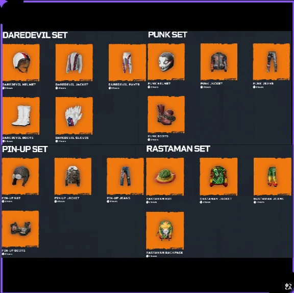 SCUM 1.0 3 SET 🎁 Twitch Drop 17 items