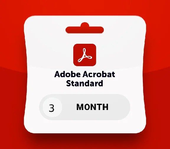 Adobe Acrobat Standard 3 Month Key Global