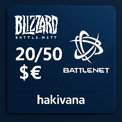 🔥 Blizzard Battle payment gift card 20-50 usd. USA