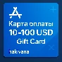 🔥 iTunes App Store payment gift card 10-100 usd. USA