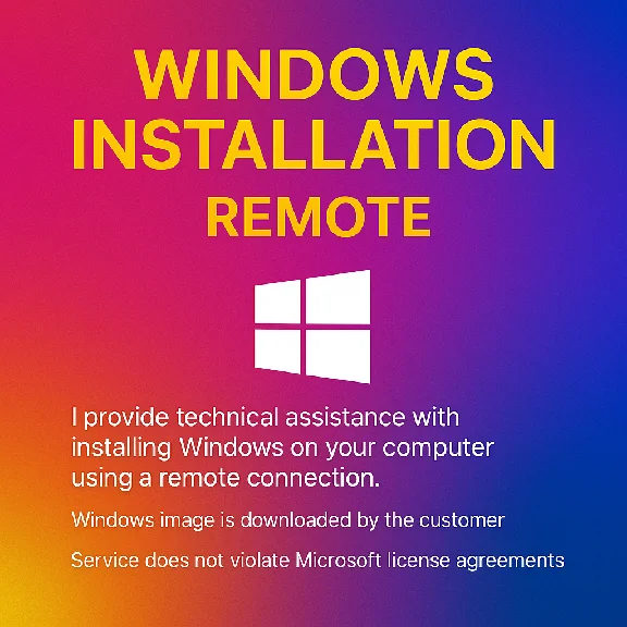 Remote Windows Operating System installation Service