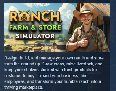 Ranch Farm and Store Simulator STEAM GIFT RUSSIA 🇷🇺