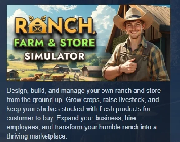 Ranch Farm and Store Simulator STEAM GIFT RUSSIA 🇷🇺