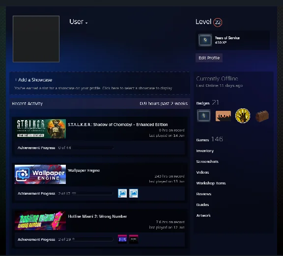 Steam account |146 games |9 years |Your Email | Türkiye