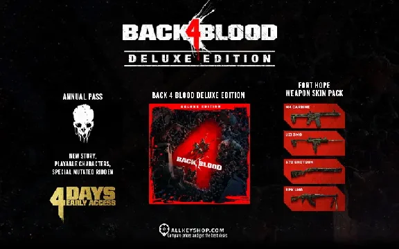 ✅ Back 4 Blood: Deluxe Edition XBOX SERIES X|S PC KEY