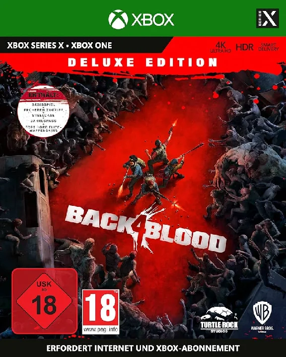 ✅ Back 4 Blood: Deluxe Edition XBOX SERIES X|S PC KEY