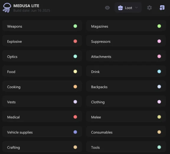 Buy Medusa Lite cheat for DayZ game with Wallhack, ESP