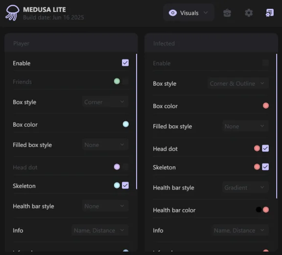 Buy Medusa Lite cheat for DayZ game with Wallhack, ESP