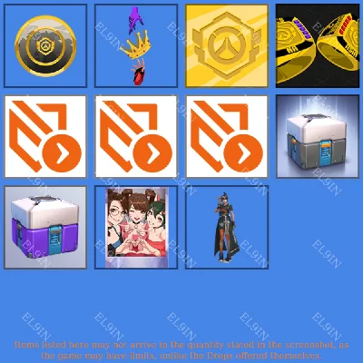 🌟Overwatch 2📈Twitch Drops👾11 items + 🎁