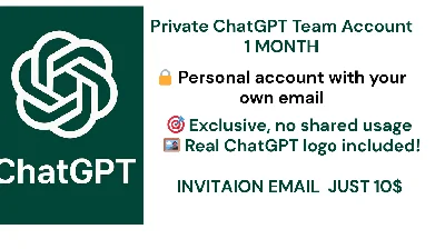 🎯 Get Your Own ChatGPT Team Account – 100% Private! 🚀