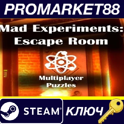 ⭐ Mad Experiments: Escape Room EU PC Steam Key 🔑EUROPE