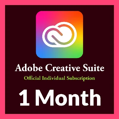 ADOBE CREATIVE CLOUD All APPS 1 MONTH KEY  INSTANT🔑