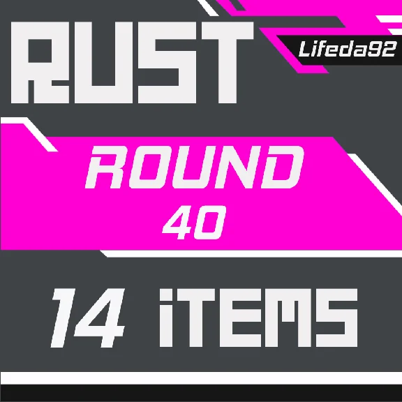 🔥 RUST SKINS ✦ TWITCH DROPS ✦ Round 40 ✦ 14 ITEMS + 🎁