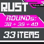 🔥 RUST SKINS✦TWITCH DROPS✦Round 38+39+40✦ 33 ITEMS +🎁