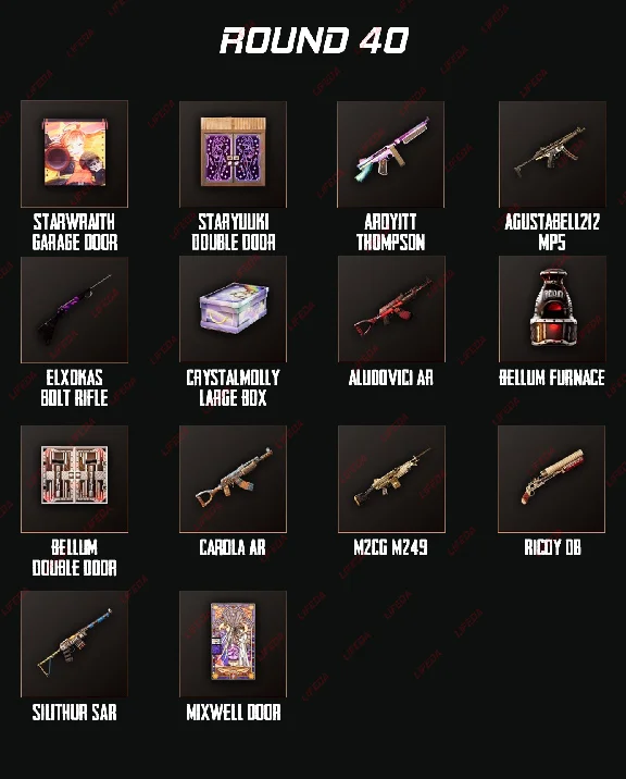 🔥 RUST SKINS✦TWITCH DROPS✦Round 38+39+40✦ 33 ITEMS +🎁