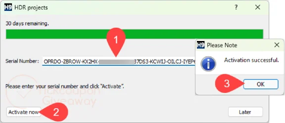 Franzis HDR projects 9 | license key, activation code