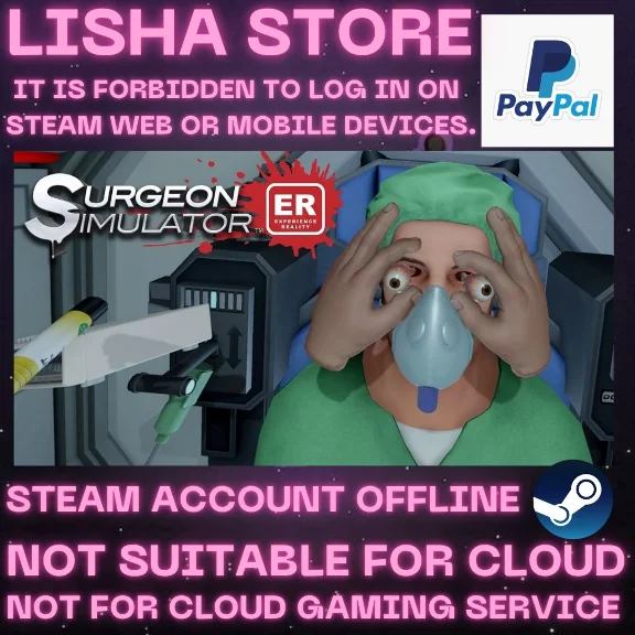 Surgeon Simulator Steam Offline For 90 days