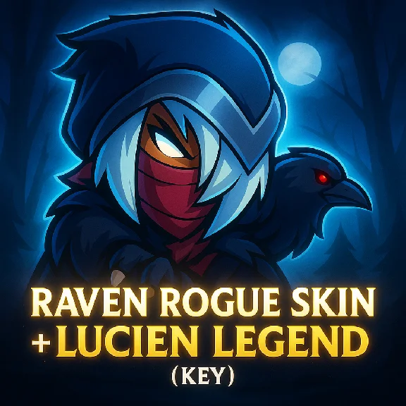 BRAWLHALLA | RAVEN ROGUE SKIN + LUCIEN LEGEND | KEY