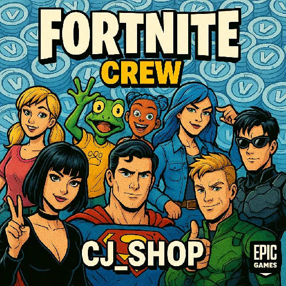 FORTNITE CREW | ОТРЯД ФОРТНАЙТ | Epic Games | 1000 вб