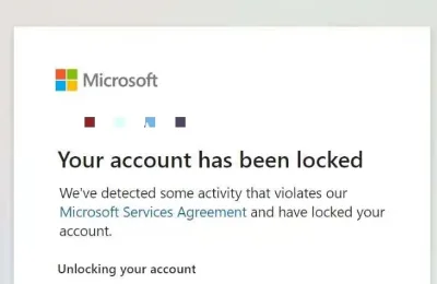 Unlock account Microsoft / XBOX via SMS / OTP