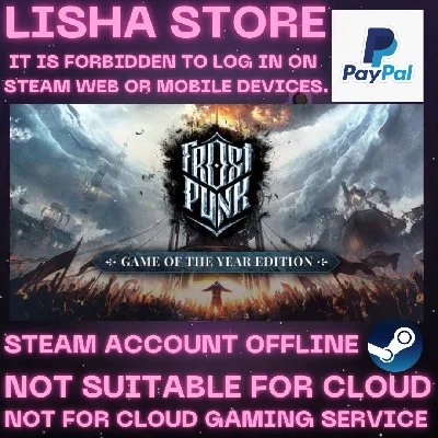Frostpunk Game of the Year Edition Steam Offline Paypal